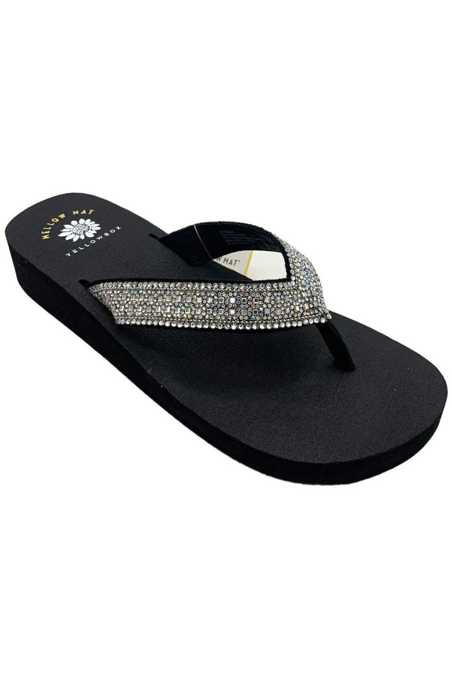 Yellow Box Women's Cressida Slide Sandals Black - Medium